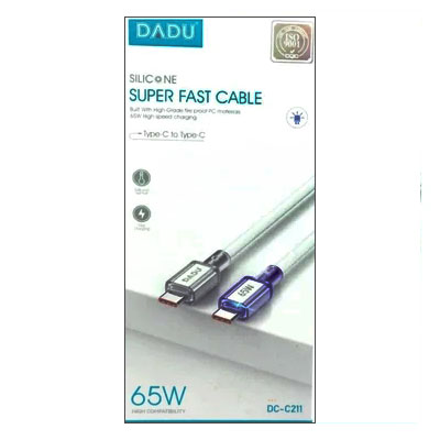 کابل شارژ  SUPER FAST CABLE DC‑C211 Type‑C توان 65 وات