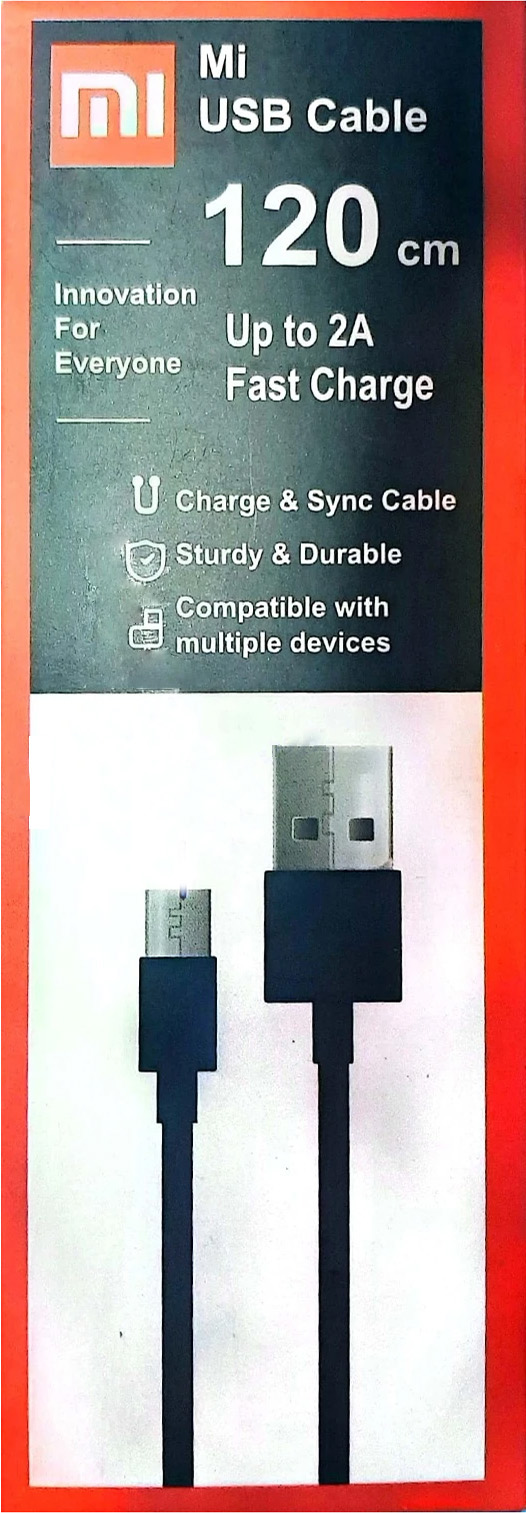 کابل شارژ شیائومی Mi USB Cable طول 120 سانتی‌متر | اورجینال و مقاوم